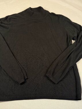 Philosophy Women's Long Sleeve High Neck Sweater Size XL - Black